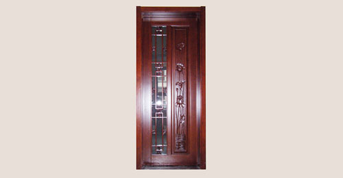 九江卧室门选红木门中式风格还是白色好