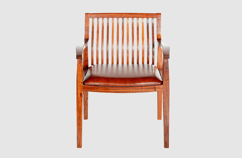 九江中式实木大方椅家具效果图