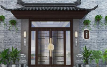 九江您是否了解不同形式的中式门头设计要点？